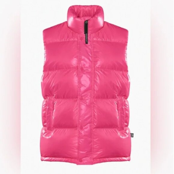 Aritzia Super World The Super Puff Vest - Hi-Gloss in Modern Magenta Extra Large - Picture 1 of 14